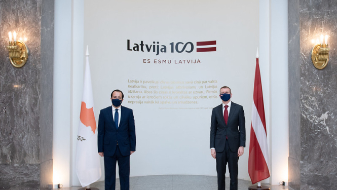 Ministrs Edgars Rinkēvičs tiekas ar Kipras Republikas ārlietu ministru