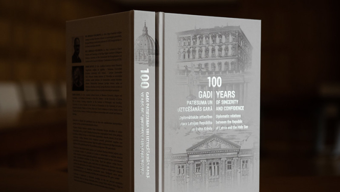 Romā atvērs Latvijas un Svētā Krēsla diplomātisko attiecību simtgadei veltītu izdevumu