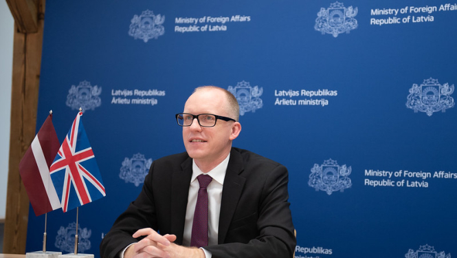 Valsts sekretāra atvadu saruna ar Apvienotās Karalistes vēstnieku Kītu Šenonu