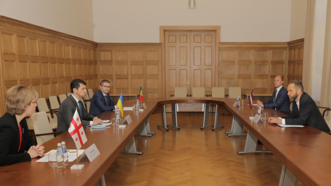 Latvija apliecina konsekvento atbalstu Ukrainas, Gruzijas un Moldovas eirointegrācijai