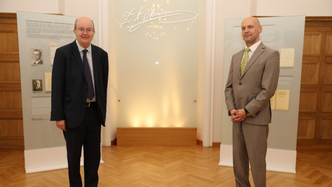 Ar jauno Apvienotās Karalistes vēstnieku Latvijā tiek pārrunāta divpusējā sadarbība