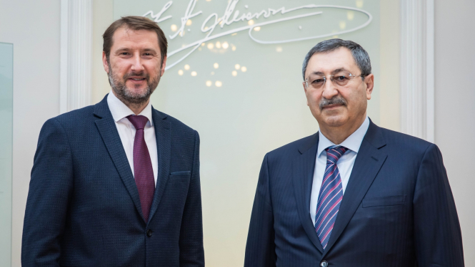 Latvijas Ārlietu ministrijā uzņem Azerbaidžānas ārlietu ministra vietnieku