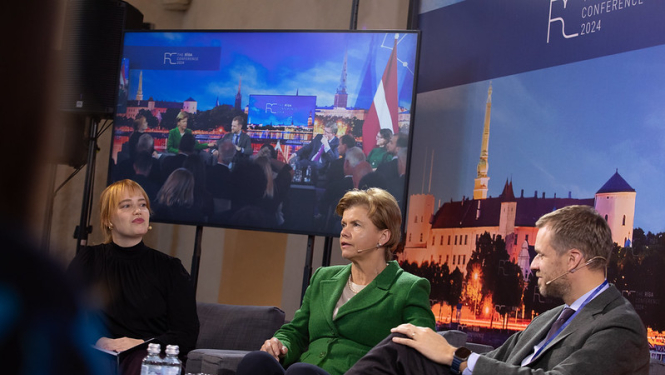 Baiba BRaže Rīgas konferencē 17.10.2024.