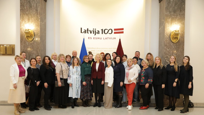 Latviju mācību vizītē apmeklē rekonstrukcijas projekta “Černihiva: karā cietušo sieviešu spēcināšana un atbalsts” dalībnieki