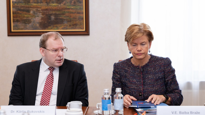 Ārlietu ministre Baiba Braže Ārpolitikas ekspertu padomes sēdē