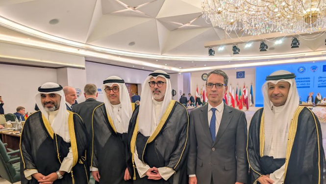 ĀM politiskais direktors Ivars Lasis piedalās ES–Persijas līča sadarbības padomes augsta līmeņa forumā. 5.-6.10.2025.