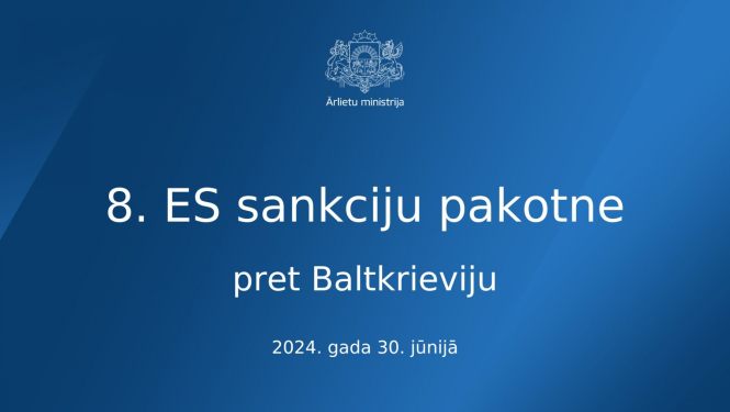 Uzraksts 8. ES sankciju pakone pret Baltkrieviju 2024. gada 30. jūnijā