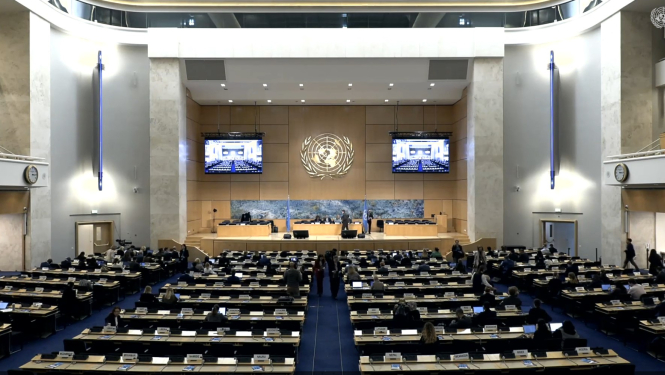 ANO Cilvēktiesību padomes sēde 2025. gada 22. septembrī Ženēvā