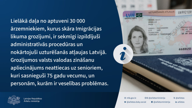 Uzturēšanās atļaujas paraugs