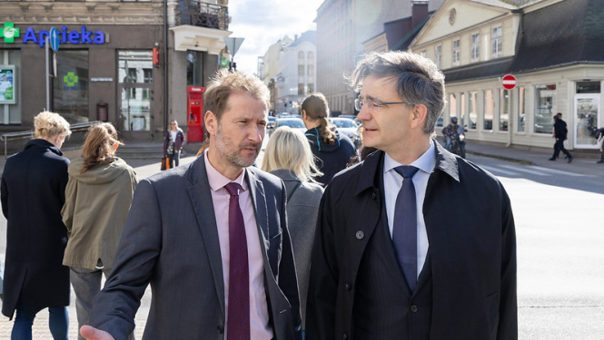 Valsts sekretārs Andžejs Viļumsons tiekas ar Nīderlandes Ārlietu ministrijas ģenerālsekretāru Kristiānu Rebergenu