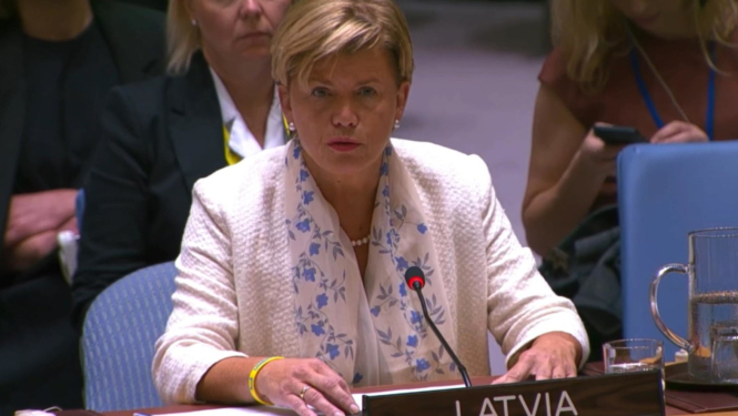 Baiba Braže ANO Drošības padomes ārkārtas sēdē