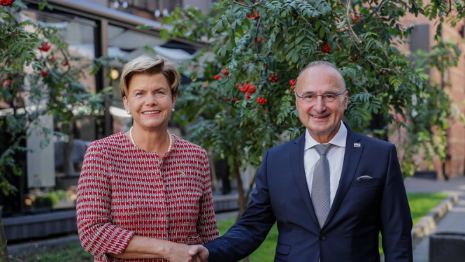 Baiba Braže un Gordan Grlić Radman