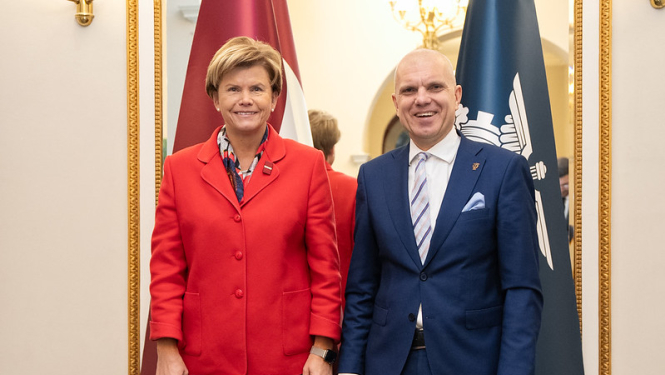 Baiba Braže tiekas ar LTRK pārstāvjiem