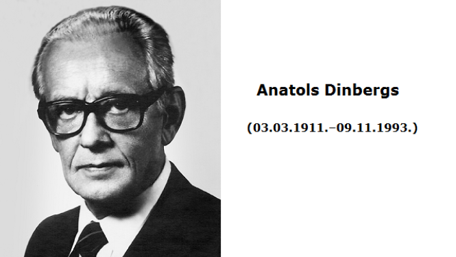 Pirms 110 gadiem dzimis ārkārtējais un pilnvarotais vēstnieks, Latvijas diplomātiskā dienesta vadītājs Anatols Dinbergs