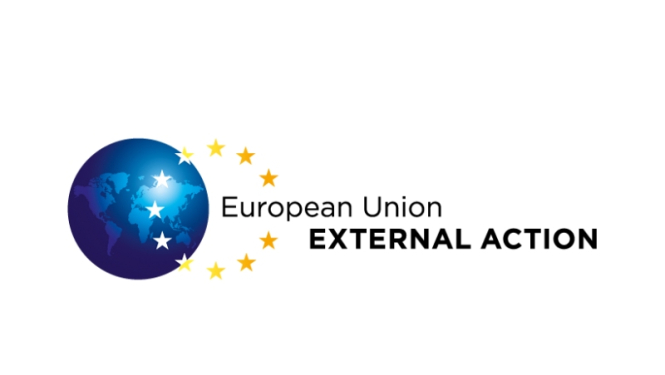 European Union External Action logotips