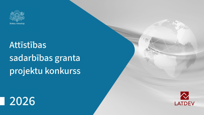 Attīstības sadarbības granta projektu konkurss 2026