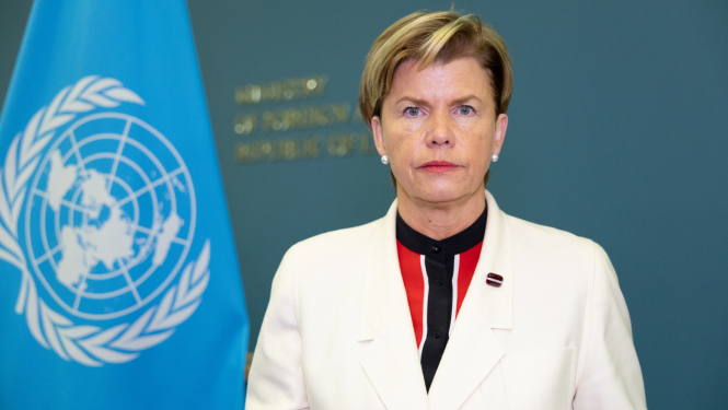 Baiba Braže saka uzrunu ANO Cilvēktiesību padomē