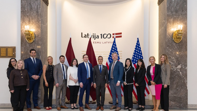 Ivars Lasis un ASV Kongresa padomnieku delegācija