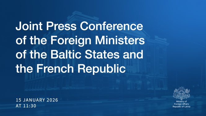 Joint Press Conference of the Foreign Ministers of the Baltic States and the French Republic