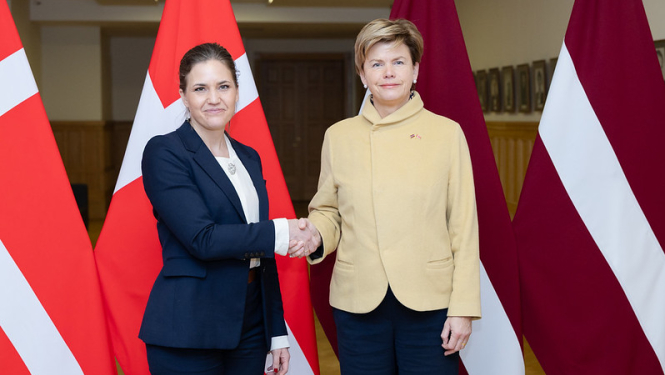 Marie Bjerre un Baiba Braže