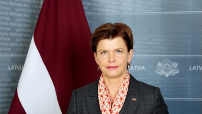 Ārlietu ministre Baiba Braže, oficiālais foto