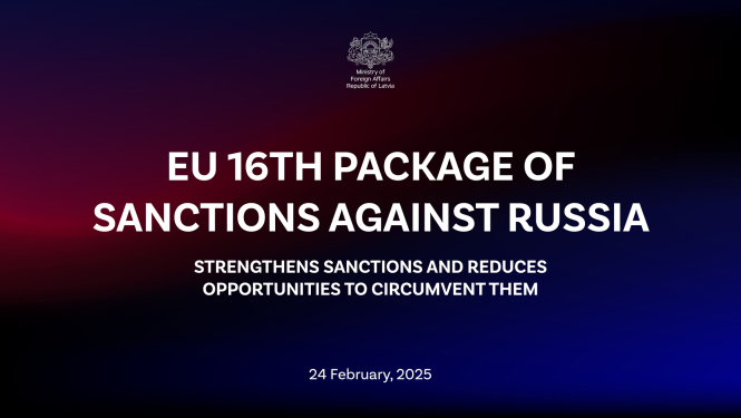 EU 16th package of sancions against Russia