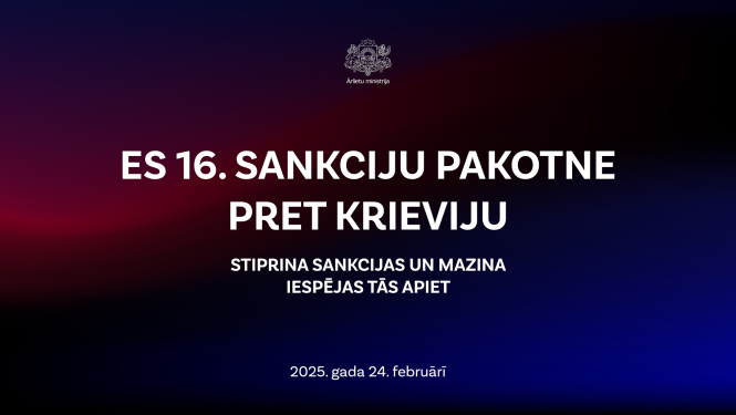 ES 16. sankciju pakotne pret Krieviju