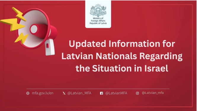 Updated Information for Latvian Nationals Regarding the Situation in Israel