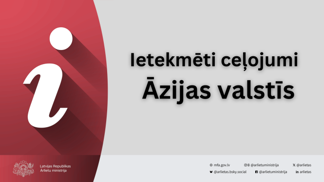 Ietekmēti ceļojumi Āzijas valstīs