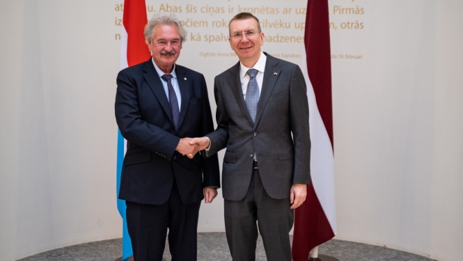 LV un LUX ārlietu ministri