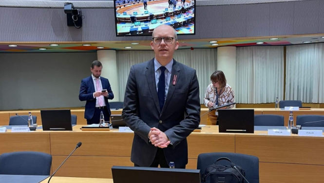 Andris Pelšs piedalās Eiropas Savienības Vispārējo lietu padomes sanāksmē