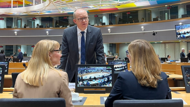Andris Pelšs piedalās Eiropas Savienības Ārlietu padomes sanāksmē