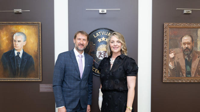 Andžejs Viļumsons un Jelena Čukić Matić