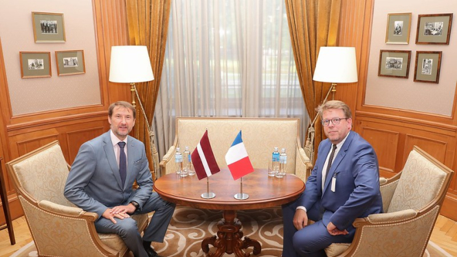 Andžejs Viļumsons un Manuel Lafont Rapnouil