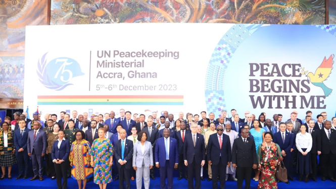 ANO miera uzturēšanas ministru konference Ganā