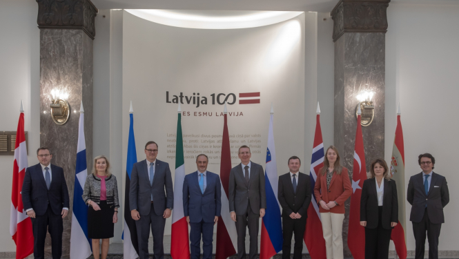 Ārlietu ministrs tiekas ar Latvijā nesen akreditētajiem ārvalstu vēstniekiem