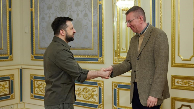 ārlietu ministrs tiekas ar V. Zeļenski 2