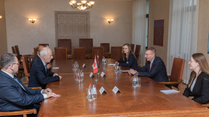 Ārlietu ministrs un Kanādas premjerministra īpašais sūtnis ES un Eiropā pārrunā situāciju Ukrainā