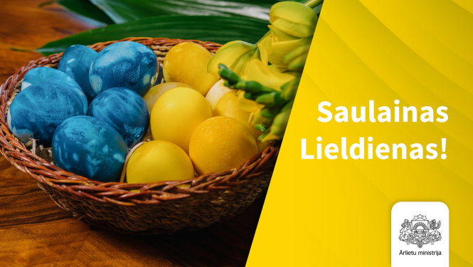 Lieldienu apsveikums - Saulainas Lieldienas! 