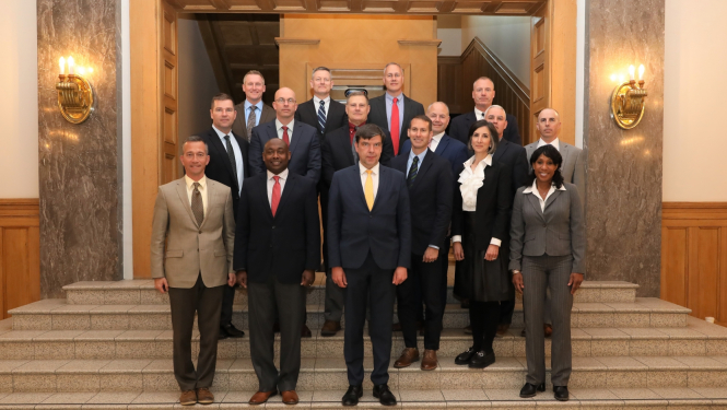 ASV militārpersonas iepazīstas ar Latvijas ārlietu un drošības politikas prioritātēm