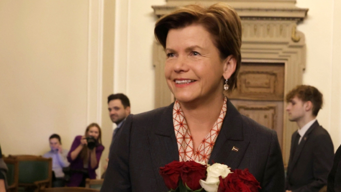 Baiba Braže pēc apstiprināšanas amatā