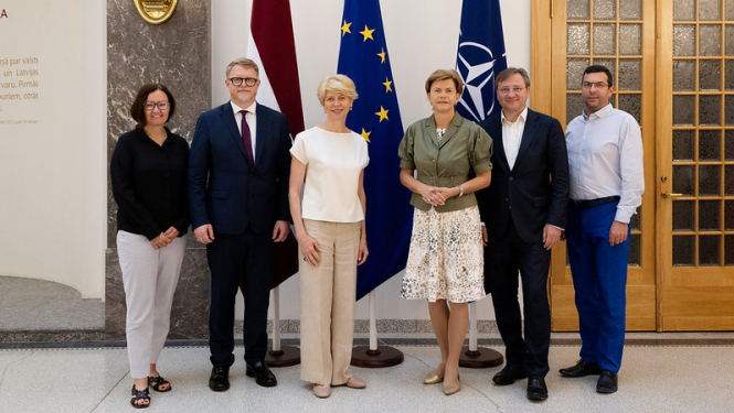 Baibas Bražes un Andas Čakšas tikšanās ar augstskolu rektoriem