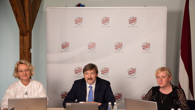 Dace Melbārde piedalās Diasporas konsultatīvās padomes sēdē