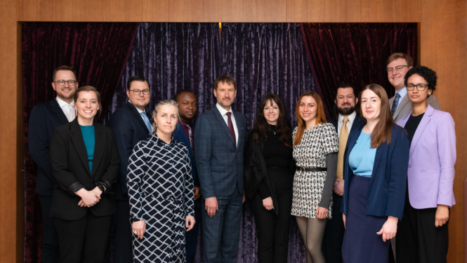 A.Viļumsons un ASV delegāti