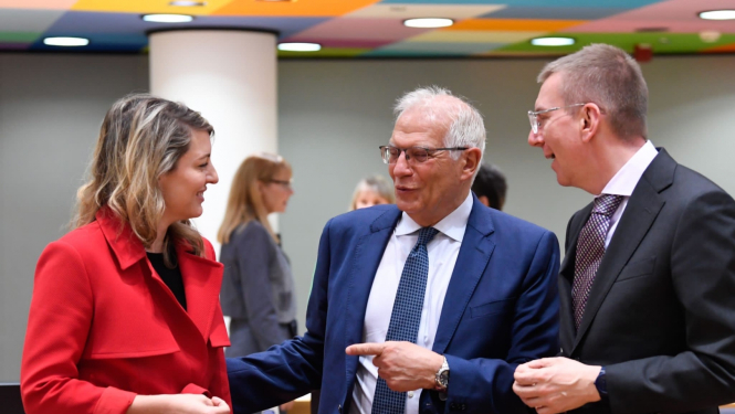 E.Rinkēvičs ES Ārlietu paromes sanāksmē