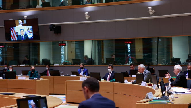  Eiropas Savienības (ES) Ārlietu un Vispārējo lietu padomju sanāksmēs Beļģijā