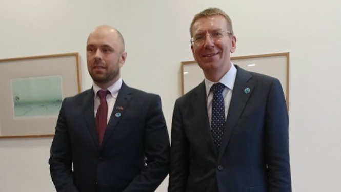 Latvijas ārlietu ministrs pārrunā sadarbības iespējas ar Melnkalnes ārlietu ministru