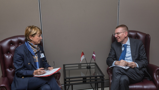 Monako ārlietu ministre, ANO, NY