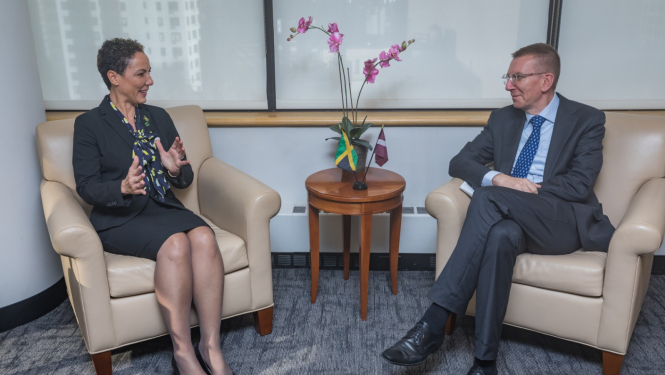 Jamaikas ārlietu ministre ANO, NY