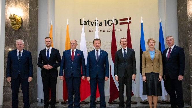 Baltijas valstu un Polijas ministru tikšanās 